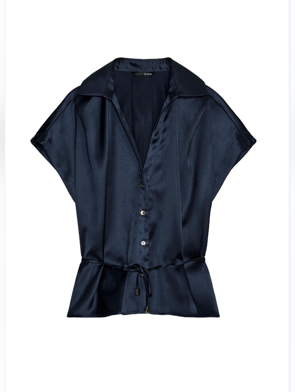New ZARA satin blouse Size M